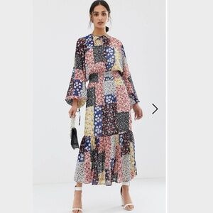 Hold!!! ASOS Design Maxi Dress with Shirred Waist